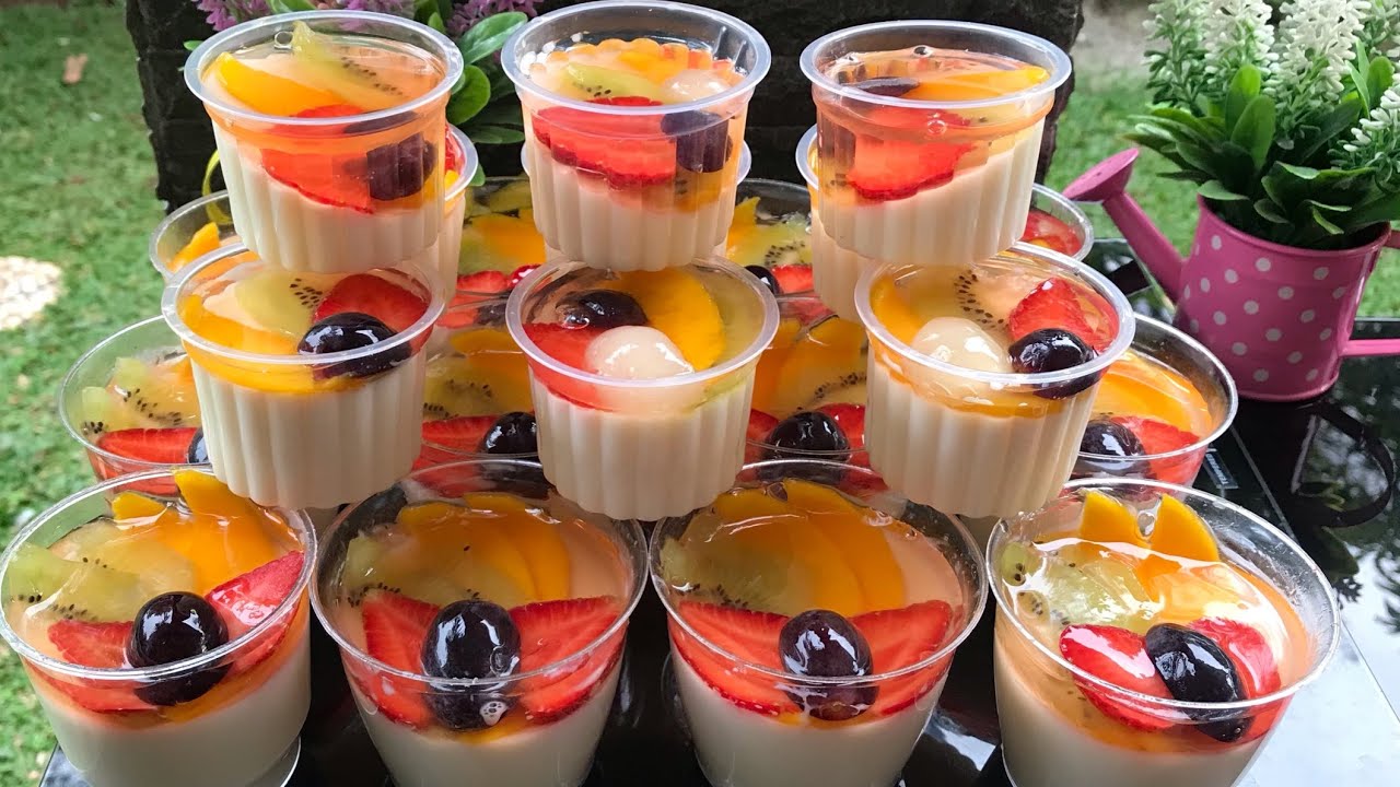 Puding Sutra dalam Jar